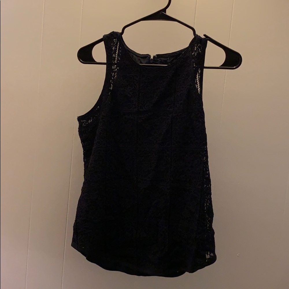 Ann Taylor lace black top